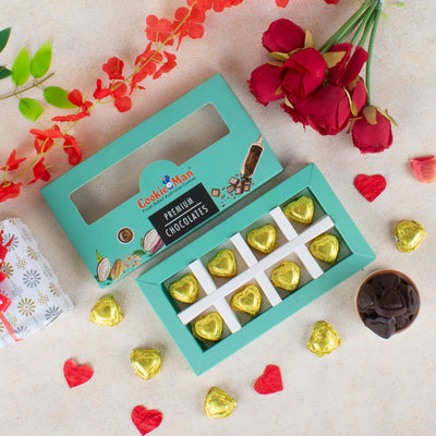 8-Piece Heart Shaped Premium Chocolate Box