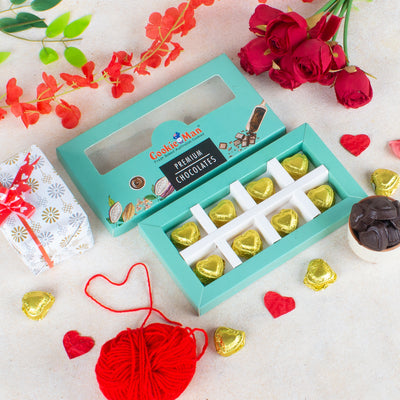 8-Piece Heart Shaped Premium Chocolate Box