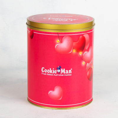 Heart-Shaped Choco Chip Cookies - 600g | Valentine's Day Treat