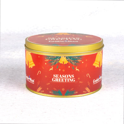 Christmas Red Cookies Gift Tin - 300g