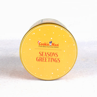 Season Greetings Assorted Cookies Gift Tin - 600g